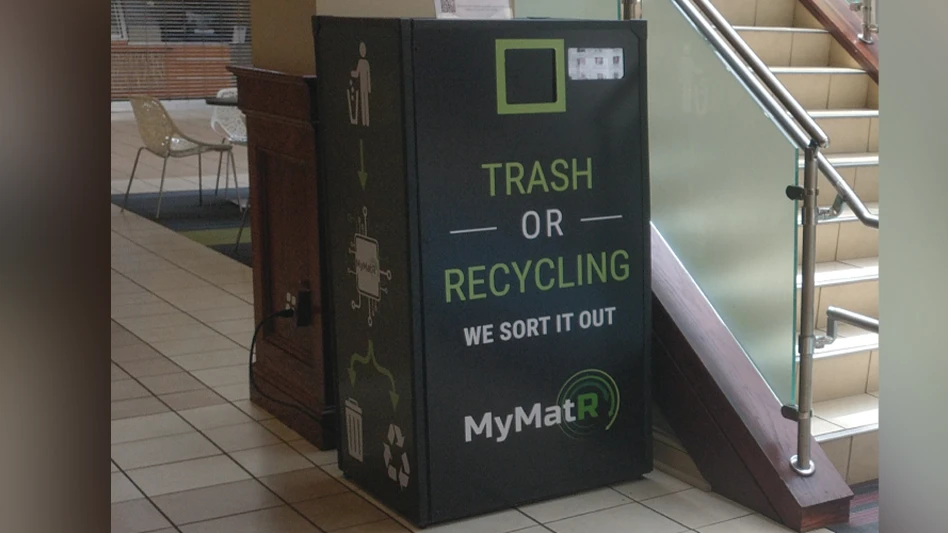 MyMatR Installs Automatic Waste Sorting Unit at North Carolina State University