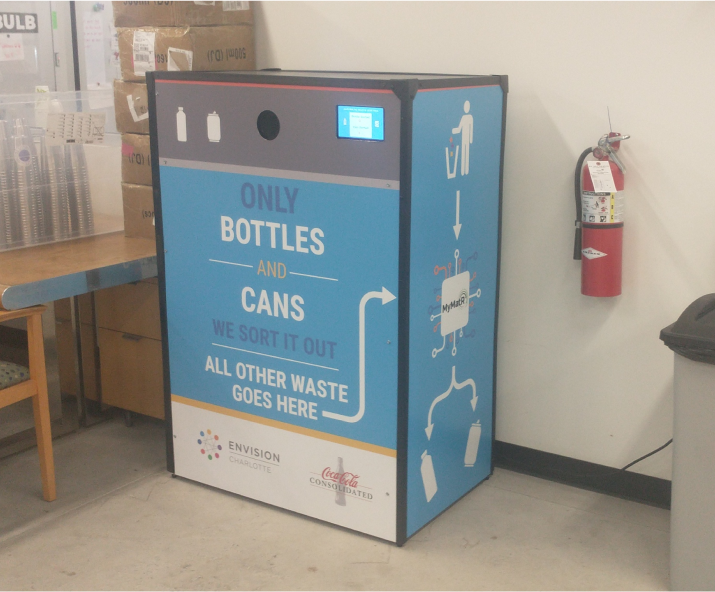 MyMatR Unveils Customized Sorter at Envision Charlotte, Sponsored by Coca-Cola Consolidated
